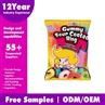 MiniCrush Candy Snacks Jelly Fruit Candy Sour Coated Gummy Ring Candy